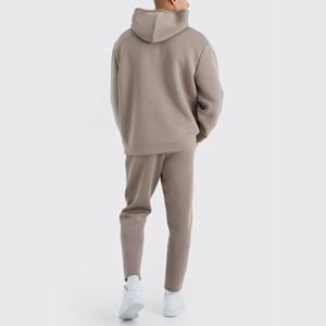Survêtement d'hiver lourd avec logo personnalisé pour hommes, ensemble de jogging de haute qualité, respirant et neuf, vêtements de sport d'hiver au design personnalisé - Product Image 5