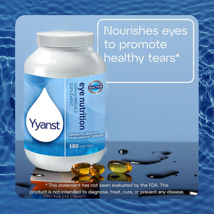 Complément alimentaire de haute qualité pour la nutrition et la protection des yeux, à base d'oméga 3, de vitamine E, d'huile de poisson et d'huile de lin, en gélules. - Product Image 4