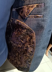 ชุดสูทธุรกิจของผู้ชายระบายอากาศได้ดีแบบ2ชิ้นแขนยาวคอวีมีจีบด้านหน้า #200มีขนาดใหญ่พิเศษ - Product Image 3