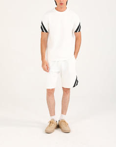 OEM <b>Men's</b> Two-Piece Set Custom High Quality Windbreaker <b>Shorts</b> 100% Cotton Knitted Fabric Breathable Street Style RIG ATTIRE for - Product Image 1