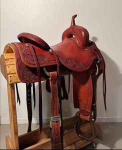 Selle en cuir de qualité supérieure Western sur mesure avec cuir de haute qualité et conduite confortable pour une utilisation polyvalente d'Inde - Product Image 3