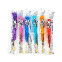 ASMR Yum'z Bites - Bâtonnets de bonbons en cristal multicolores en vrac, 22g, assortiment de bonbons durs enrobés de fruits, en bouteille
