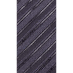 Cravatta a righe slim Kenneth Cole Reaction da uomo, taglia normale, colore pietra, stampa nera su materiale in poliestere - Product Image 3