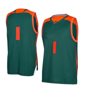 Maillot de basket-ball pour hommes grande taille respirant de haute qualité en gros, couleurs personnalisables, logo imprimé, 100% polyester - Product Image 5