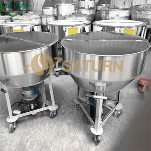 Mezclador de alimentación de aves de corral de acero inoxidable, máquina mezcladora de alimentos de pellets, mezclador de molino de alimentos para animales, uso doméstico o comercial pequeño - Product Image 1