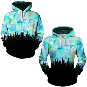 Sudadera con Capucha de Invierno en Bloques de Color para Hombre y Mujer, con Logotipo Personalizado, Impresión Digital, Bolsillo Frontal y Forro Cálido - Product Image 6