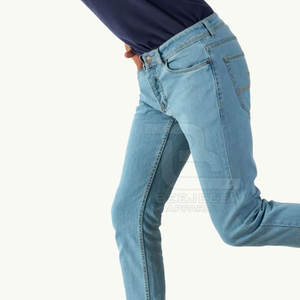 Venta al por mayor bajo MOQ Jeans pantalones para hombres por encargo último diseño hombres Jeans pantalones para la venta - Product Image 4