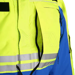 Veste de sécurité haute visibilité OEM Vêtements de travail isolés et imperméables pour la sécurité routière et en entrepôt - Product Image 2