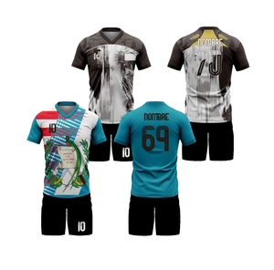 Uniformes d'entraînement de football pour hommes, maillots et shorts personnalisés par sublimation, vêtements de sport en gros, fournisseur OEM - Product Image 1