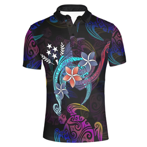 Polos avec logo personnalisé vêtements décontractés pour hommes Polo pour hommes grande taille polos avec impression par sublimation pour hommes - Product Image 4