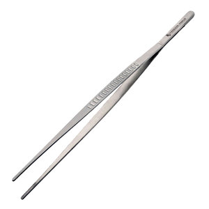 Pince à épiler en acier inoxydable avec pointe dentelée Pince à alimentation manuelle pour cuisiner et servir - Product Image 2