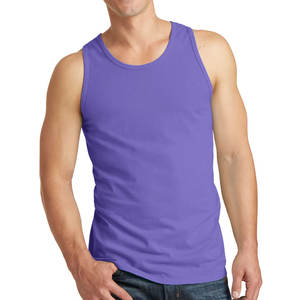 Respirant en gros personnalisé coton gilet Fitness musculation débardeur hommes été - Product Image 1