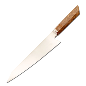 Couteau de chef en acier inoxydable fait à la main de 14 pouces Couteaux de cuisine Gaine en cuir Échantillon gratuit Offre à usage industriel - Product Image 1