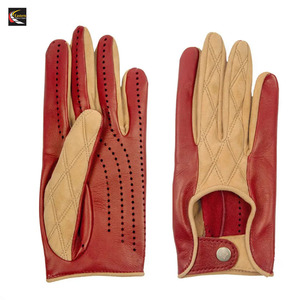 Premium Vintage Custom Color Leather Sheepskin <b>Gloves</b> for Adults Winter Warm Breathable Eco-Friendly <b>Touchscreen</b> Wrist-Length - Product Image 1