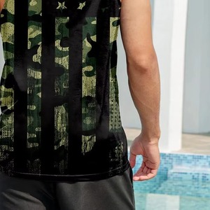 Débardeur personnalisé à séchage rapide, sublimation, vêtements de sport, veste de musculation, entraînement, musculation, respirant, débardeur pour homme sublimé - Product Image 4