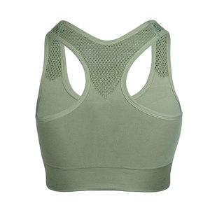 Le Pakistan a fabriqué le soutien-gorge de fitness de yoga à soutien élevé pour femmes de la meilleure qualité avec logo avant matériau respirant en spandex/nylon - Product Image 2