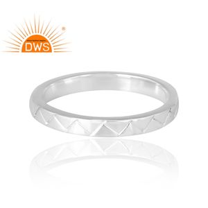 Anillo de banda de plata esterlina más vendido, joyería personalizada para mujer, regalo para ella, fiestas, ocasiones, Fastivales - Product Image 4