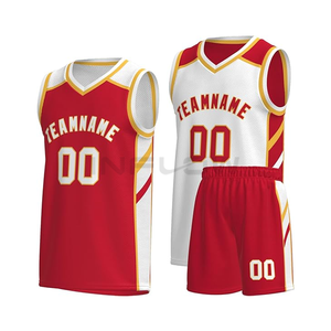 Diseño personalizado sublimación equipo juvenil patrón baloncesto Jersey uniformes conjuntos ropa de baloncesto 100% poliéster - Product Image 4