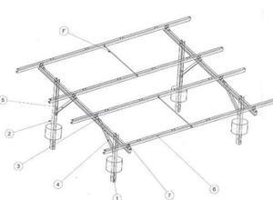 Structure de montage de module solaire la plus vendue pour les systèmes solaires montés sur le toit et au sol disponibles pour un approvisionnement mondial - Product Image 2