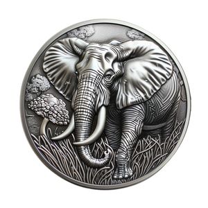 Pièce d'artisanat en métal personnalisée Pièce d'argent antique - Product Image 3