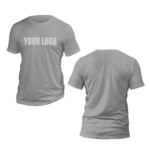 OEM/ODM T-shirt personnalisé impression logo t-shirt pour hommes surdimensionné lourd 100% coton sport t-shirt à col arrondi - Product Image 6