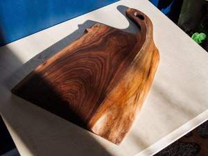 Tabla de cortar de madera orgánica de Acacia hecha a mano, tabla de cortar de charcutería para cortar alimentos y utensilios de cocina, nuevos productos - Product Image 3