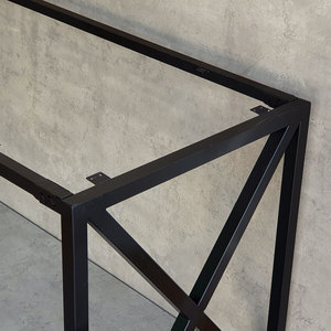 ขาโต๊ะเหล็กทรง X สไตล์มินิมอล ขนาด 120x60 ซม. ประกอบสำเร็จ HCMN012 สำหรับโต๊ะอาหาร ห้องครัว และเฟอร์นิเจอร์โรงพยาบาล - Product Image 3