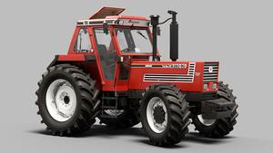 Tractor Agrícola Usado de Calidad Fiat 110-90DT 70HP con Tracción en las Cuatro Ruedas, Transmisión por Engranajes, Caja de Cambios con Bomba y Rodamientos - Product Image 3