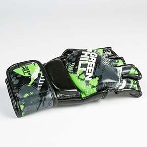 Gants de sparring MMA Gamma Strike en cuir de vachette et PU avec bandages de poignet personnalisables – Équipement de boxe pour le shopping - Product Image 1