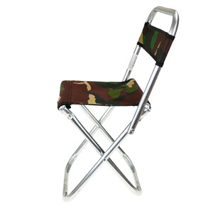 FOLDABLE FISHING CHAIR WITH BACKREST AND <b>STOOL</b> - Product Image 5