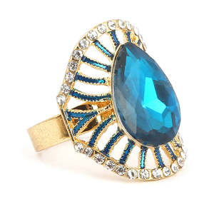 Anillo de dedo para mujer - Verde marino - Product Image 1