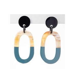 Boucle d'oreille créative en corne de buffle Produit fait à la main Brillant Poli Haute qualité Boucle d'oreille en corne de buffle Vente en gros Meilleures fournitures - Product Image 6