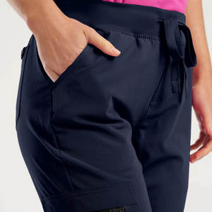 Streetwear 2025 Women's Regular Fit Elastic Waist Jogger <b>Trousers</b> Breathable Quick Dry Polyester/Cotton <b>Summer</b> OEM/ODM Custom - Product Image 3