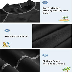 Custom Logo Womens Rashguard <b>Swim</b> <b>Shirt</b> UV Protection Long Sleeve Beach Wear - Product Image 2