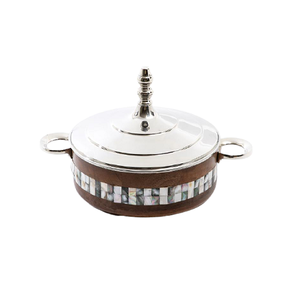 Marmite en acier inoxydable avec support en fil de fer plat de service alimentaire casserole pour vaisselle de cuisine marmite - Product Image 2