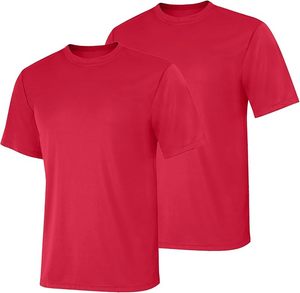 เสื้อยืดผู้ชายผ้าคอตตอน100% สกรีนพิมพ์ลายผ้าไหมน้ำหนักเบาแห้งเร็วงานตามสั่ง - Product Image 1