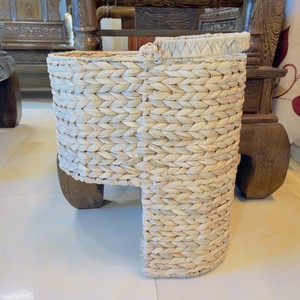 Large Natural Water <b>Hyacinth</b> Storage <b>Basket</b> with Handle for Stairs/Steps Directly From Vietnam - Product Image 6