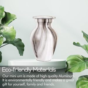 Exportador de origen indio de urnas de cremación de recuerdo de material de aluminio 100% de estilo americano para compradores globales - Product Image 3