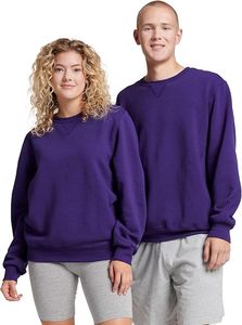 Sudadera con cuello redondo y hombros caídos para hombre, Jersey de algodón clásico básico sólido en blanco, logotipo personalizado, Otoño e Invierno 2025 - Product Image 3
