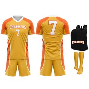 Conjuntos de Camisetas de Fútbol con Estampado Digital, Transpirables y Elásticas, Camisetas de Fútbol de Manga Corta para Hombre, Uniformes Deportivos Personalizados para Equipos - Product Image 3