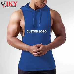 Venta al por mayor y al por menor de ropa de gimnasio, fitness y entrenamiento: Camiseta sin mangas con gráfico personalizado, chaleco sin mangas para hombre, camiseta, sudadera con capucha amarilla - Product Image 3