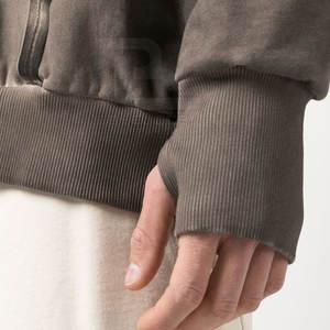 Vêtements professionnels pour hommes avec logo personnalisé Sweat à capuche délavé à l'acide Vente en gros Meilleure vente Sweat à capuche délavé à l'acide pour hommes - Product Image 5