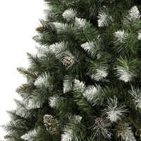 2025 Exklusive Kollektion Diamond Cristal Pine Künstlicher PVC Weihnachts baum 1,2m 2,8m Größen Stehend Beliebter Festival Großhandel