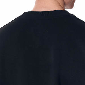 Sudadera de invierno de algodón pesado de rizo francés Unisex logotipo personalizado cuello redondo de gran tamaño liso teñido ecológico transpirable - Product Image 4