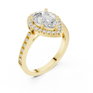 Anillo diamante moissanita 14K - Product Image 6