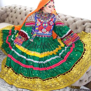 Fait à la main de haute qualité Afghani Salwar Kameez pour les femmes robe traditionnelle en coton de soie meilleur matériel pour l'été Style Vintage-0558 - Product Image 6