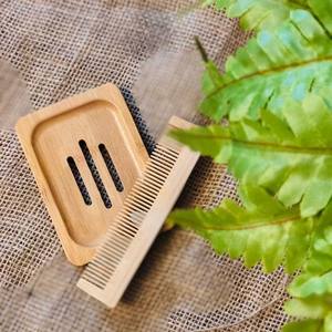 Ensemble de peignes droits à cheveux en bois peignes à perruque en bambou les plus vendus avec poignée incurvée du Vietnam prêt à expédier - Product Image 4