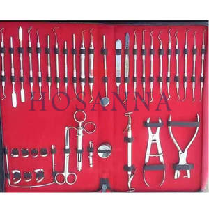Juego de Instrumentos dentales manuales de alta calidad, acero inoxidable, de Hosanna Surgical, de acero inoxidable - Product Image 2