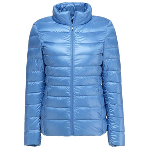 Chaquetas transpirables más vendidas para mujer Chaqueta básica de mujer de alta calidad de color negro completo - Product Image 3