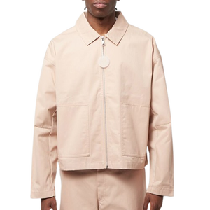 Suministro de fábrica Twill Custom Worker Eisenhower Mechanic Men Work Jacket Chaqueta de lona para hombres - Product Image 2